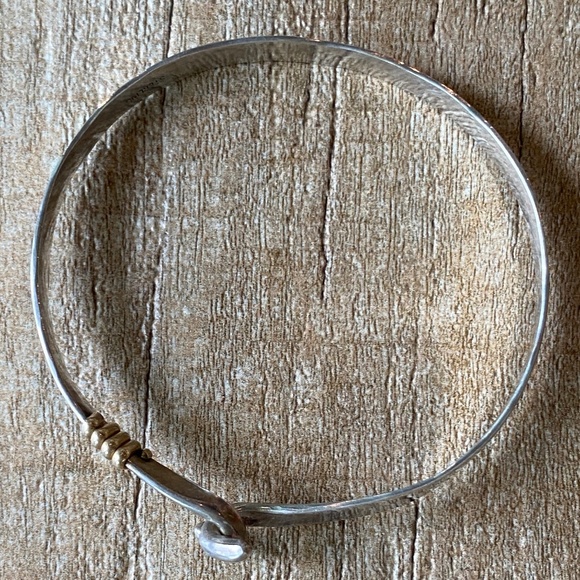 Silver Mixed Metal Bracelet - Picture 3 of 6